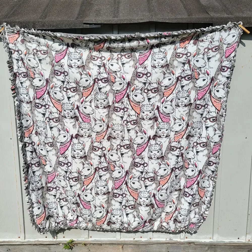 Handmade llama fleece